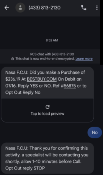 Phishing Example